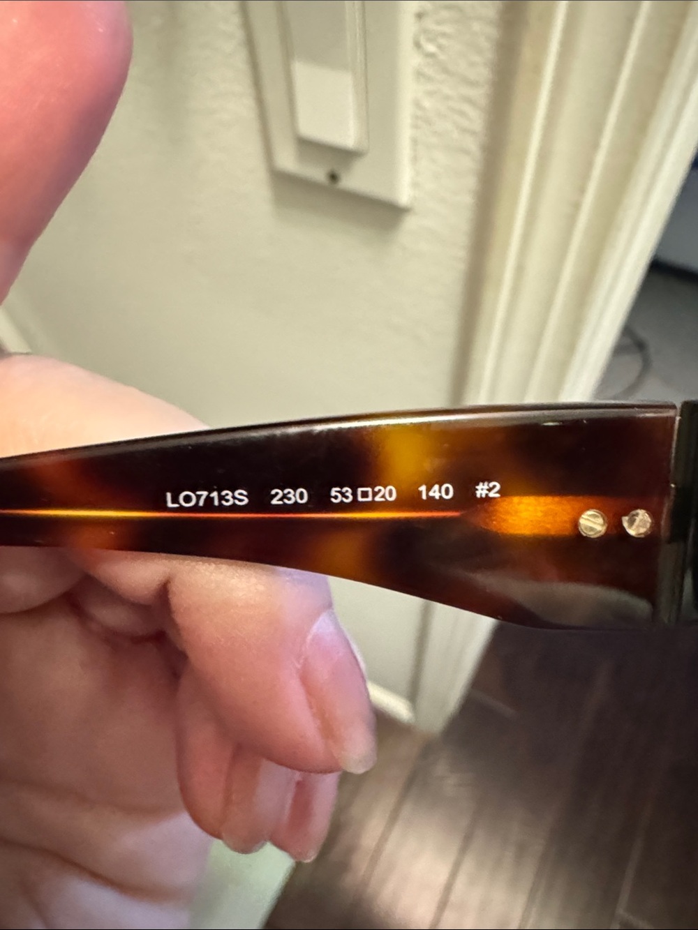 Oversized LongChamp Brown Tortoise Sunglasses - Picture 6 of 6